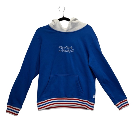 New York Rangers x New York or Nowhere Blue NYON Motto Hoodie Unisex Size Small